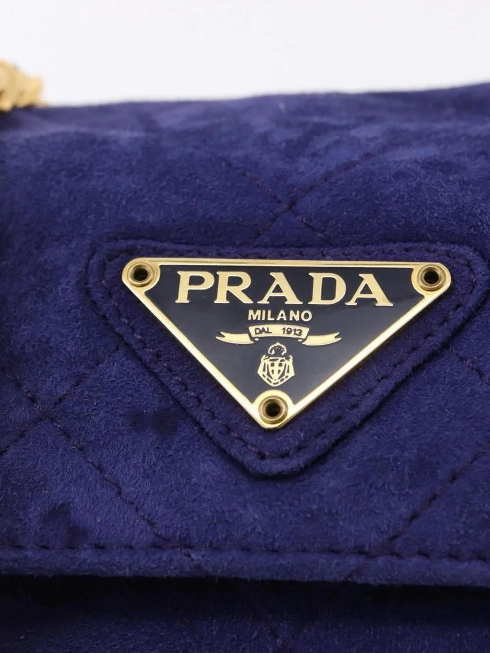Prada Suede Chain Bag
